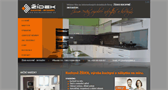 Desktop Screenshot of kuchynezidek.cz